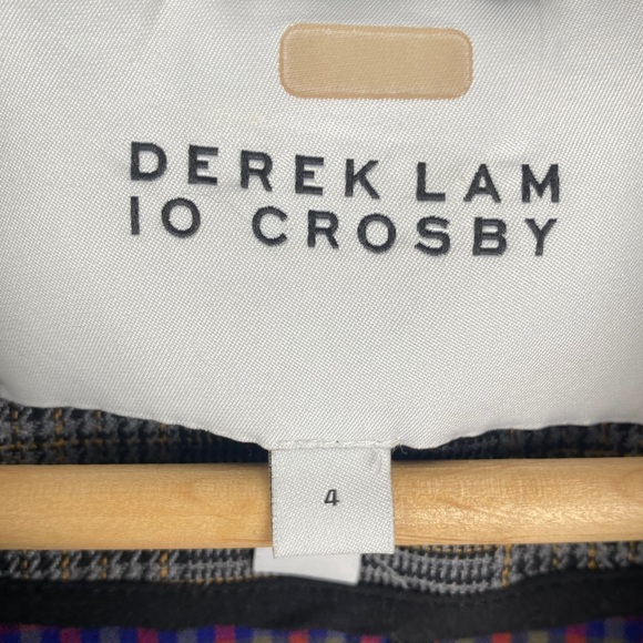 Derek Lam 10 Crosby Plaid Trenchcoat - Picture 4 of 16